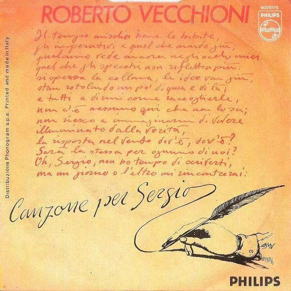 Roberto Vecchioni : Samarcanda (7")