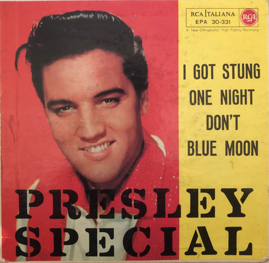 Elvis Presley : Presley Special (7", EP, Mono)
