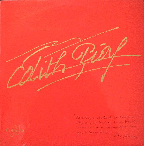 Edith Piaf : Edith Piaf (LP, Comp, RP, Gat)