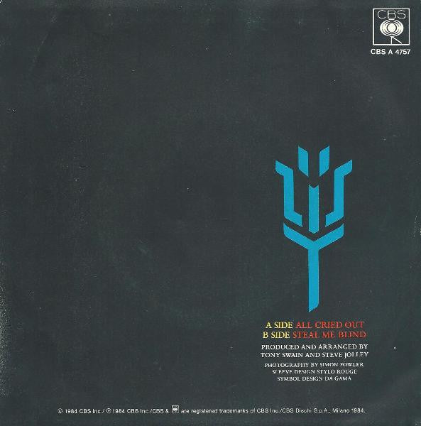 Alison Moyet : All Cried Out (7")