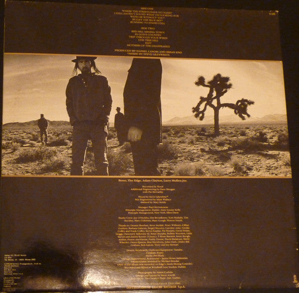 U2 : The Joshua Tree (LP, Album, Blu)