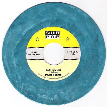 Pain Teens : Death Row Eyes / The Smell (7", Single, Ltd, Blu)