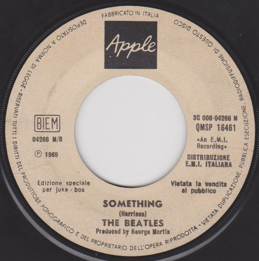 The Beatles : Come Together  (7", Jukebox)