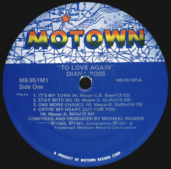 Diana Ross : To Love Again (LP, Album, Comp)