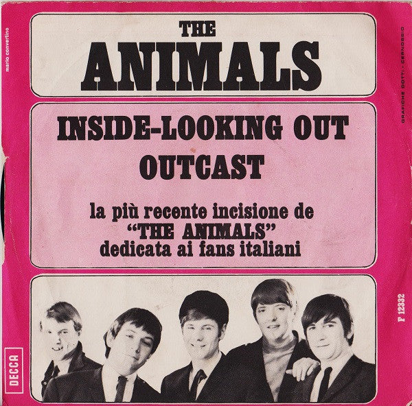 The Animals : Inside-Looking Out / Outcast (7")