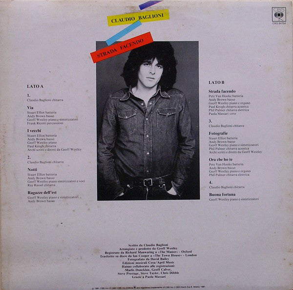 Claudio Baglioni : Strada Facendo (LP, Album)
