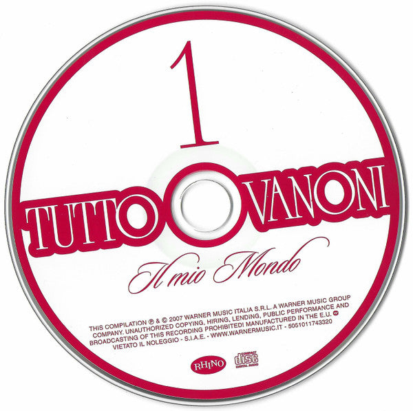 Ornella Vanoni : Tutto Vanoni. Il Mio Mondo (2xCD, Comp)