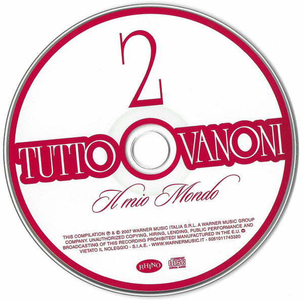 Ornella Vanoni : Tutto Vanoni. Il Mio Mondo (2xCD, Comp)
