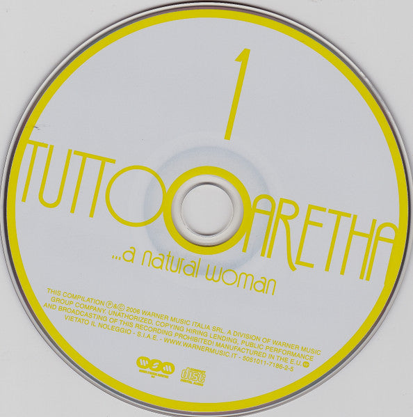 Aretha Franklin : Tutto Aretha ... A Natural Woman (2xCD, Comp)