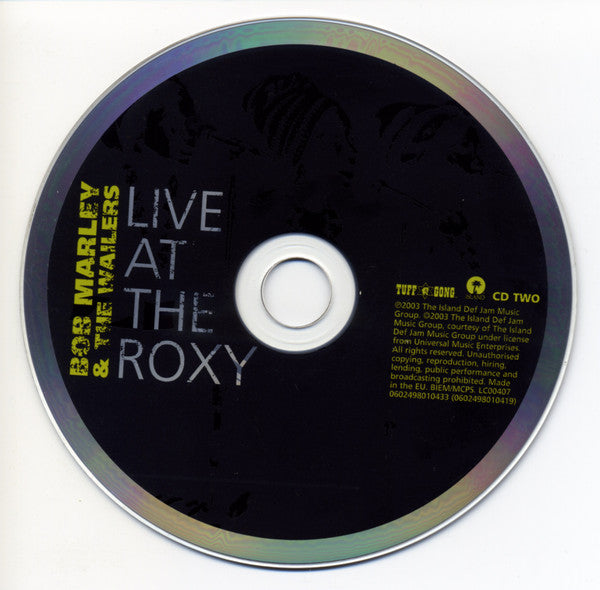 Bob Marley & The Wailers : Live At The Roxy (2xCD, Album)