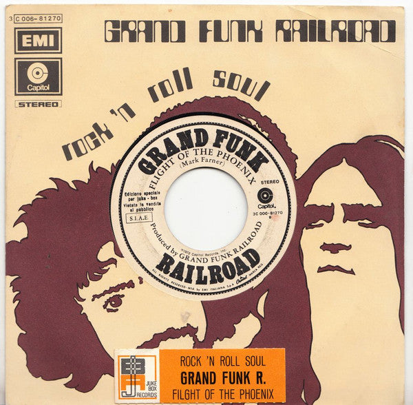 Grand Funk Railroad : Rock'n Roll Soul (7", Jukebox)