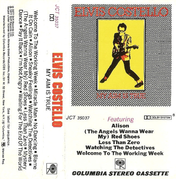 Elvis Costello : My Aim Is True (Cass, Album)