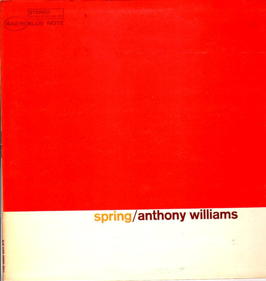 Anthony Williams : Spring (LP, Album, RE)