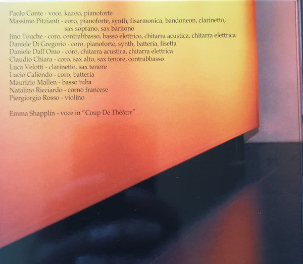 Paolo Conte : Psiche (CD, Album, Dig)