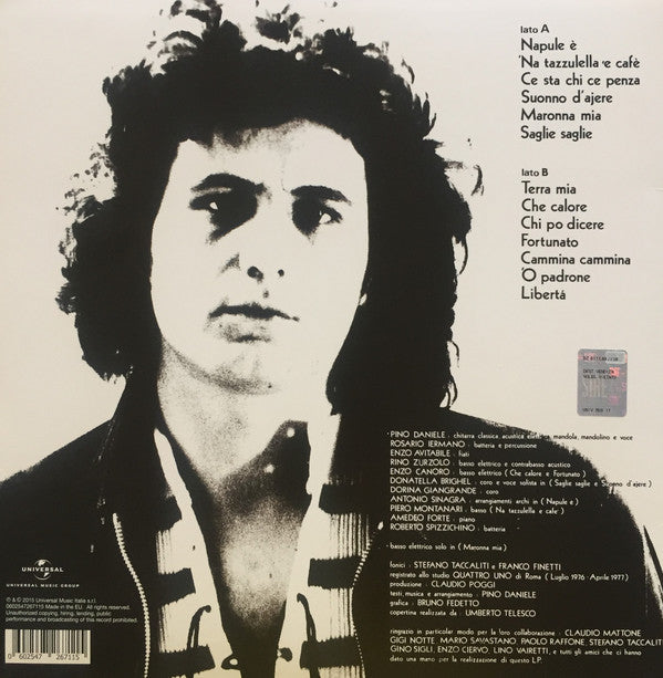 Pino Daniele : Terra Mia (LP, Album, RE)