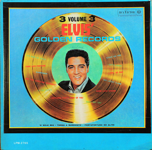 Elvis Presley : Elvis Golden Records Vol.3 (LP, Comp, Mono)