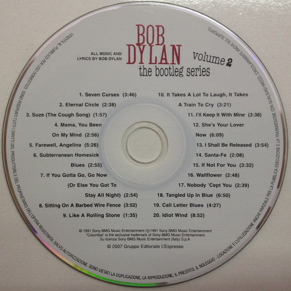 Bob Dylan : The Bootleg Series Volumes 1 - 3 [Rare & Unreleased] 1961-1991 (3xCD, Comp, Ita)