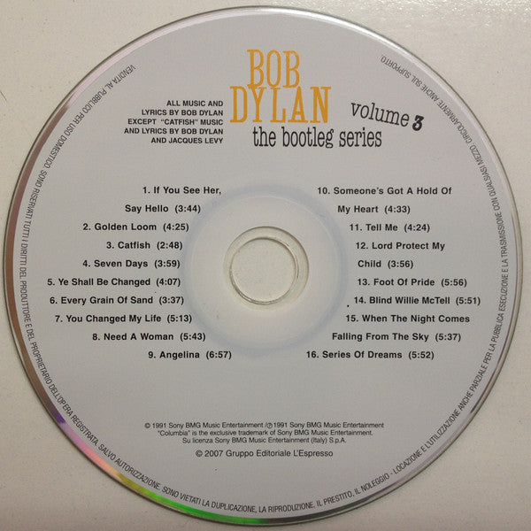 Bob Dylan : The Bootleg Series Volumes 1 - 3 [Rare & Unreleased] 1961-1991 (3xCD, Comp, Ita)