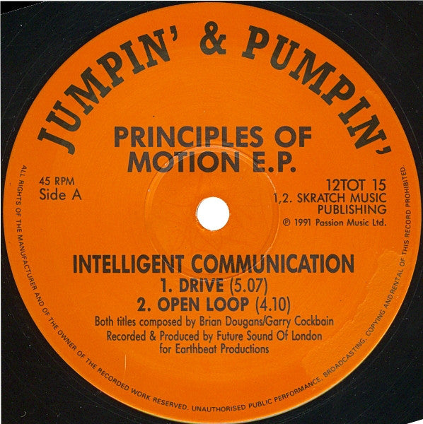 Intelligent Communication : Principles Of Motion E.P. (12", EP)