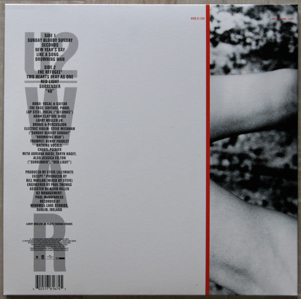 U2 : War (LP, Album, RE, Gat)