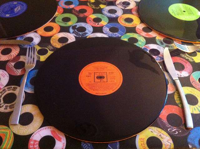 Vinyl Record Placemat